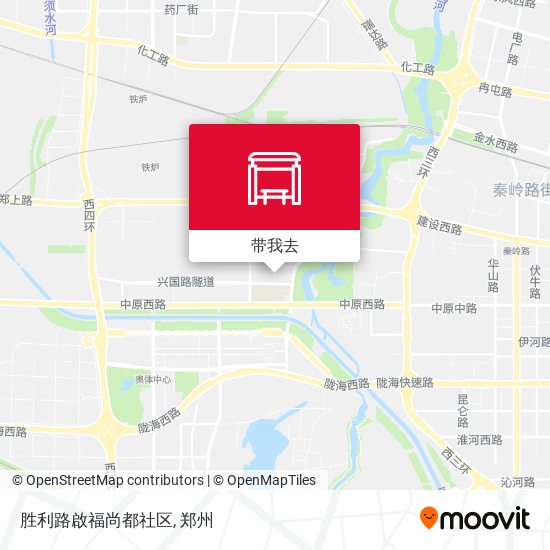 胜利路啟福尚都社区地图