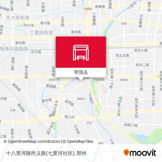 十八里河路尚义路(七里河社区)地图