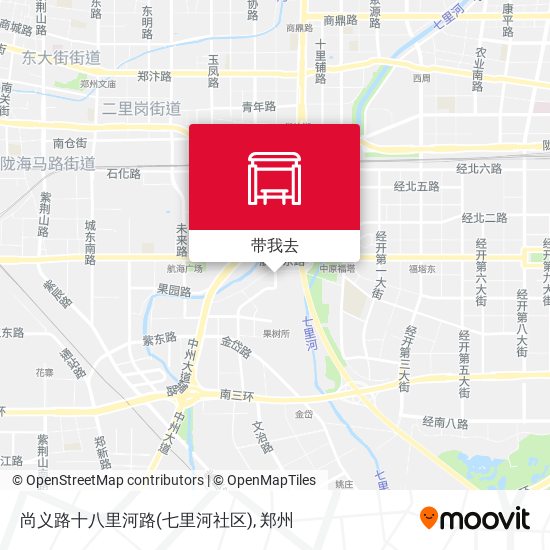 尚义路十八里河路(七里河社区)地图