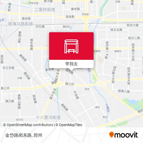 金岱路岗东路地图