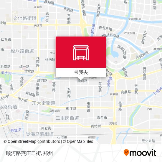 顺河路燕庄二街地图