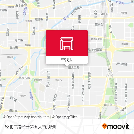 经北二路经开第五大街地图