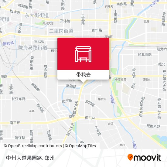 中州大道果园路地图