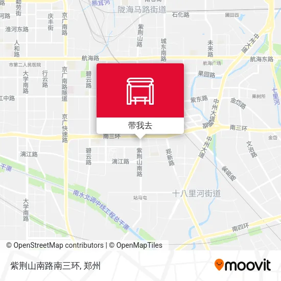紫荆山南路南三环地图