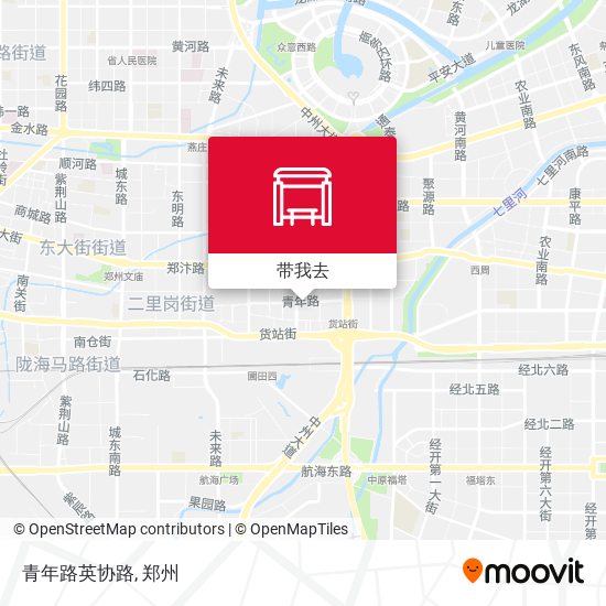 青年路英协路地图