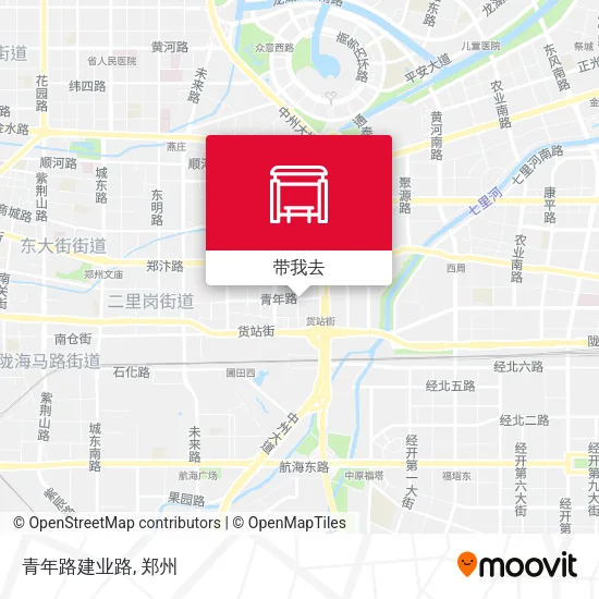青年路建业路地图