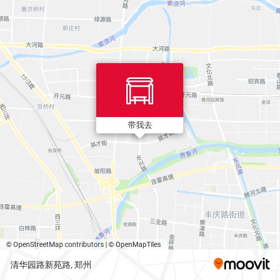 清华园路新苑路地图