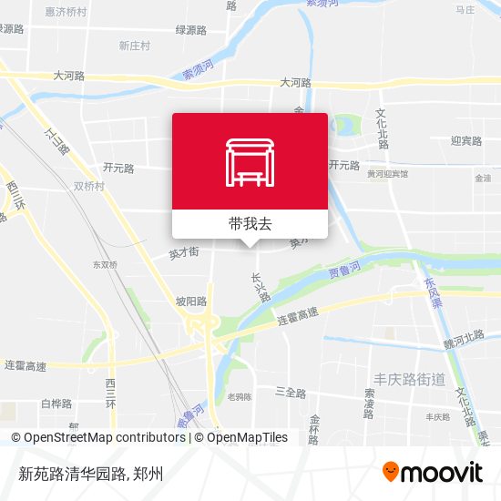 新苑路清华园路地图