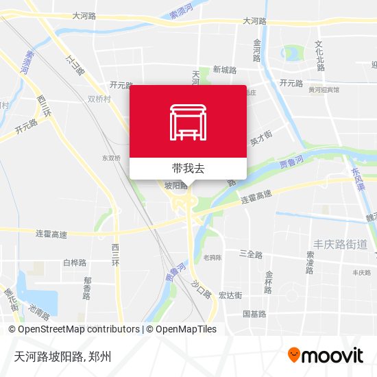 天河路坡阳路地图