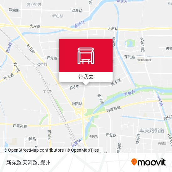 新苑路天河路地图