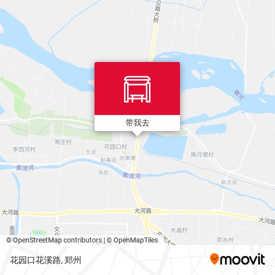花园口花溪路地图
