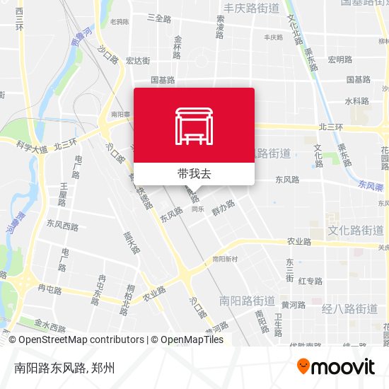 南阳路东风路地图