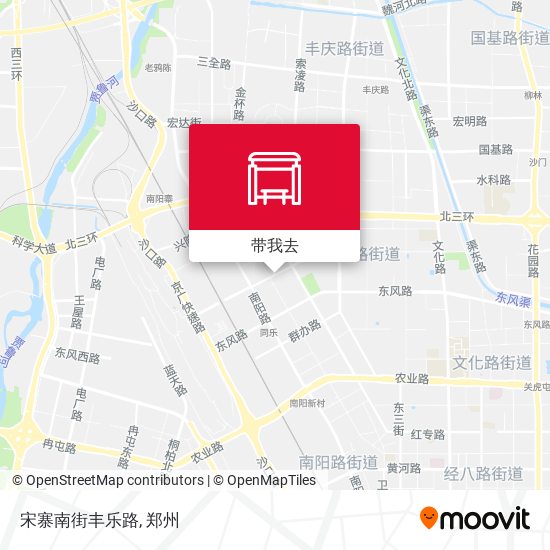 宋寨南街丰乐路地图