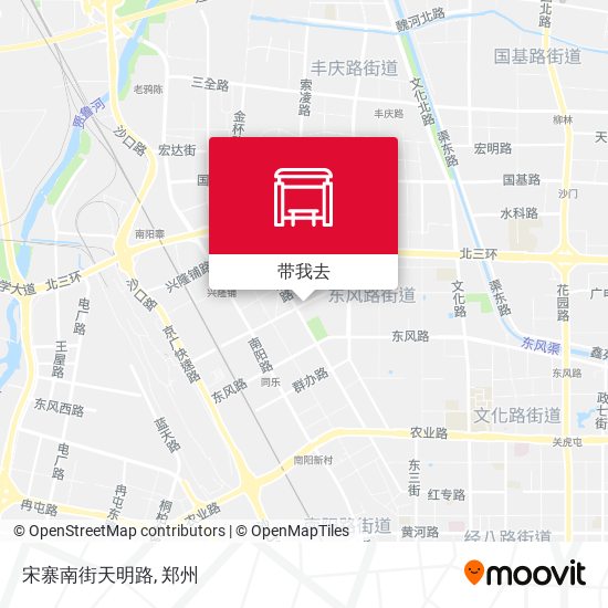 宋寨南街天明路地图