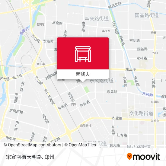 宋寨南街天明路地图