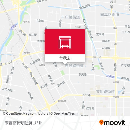 宋寨南街明达路地图