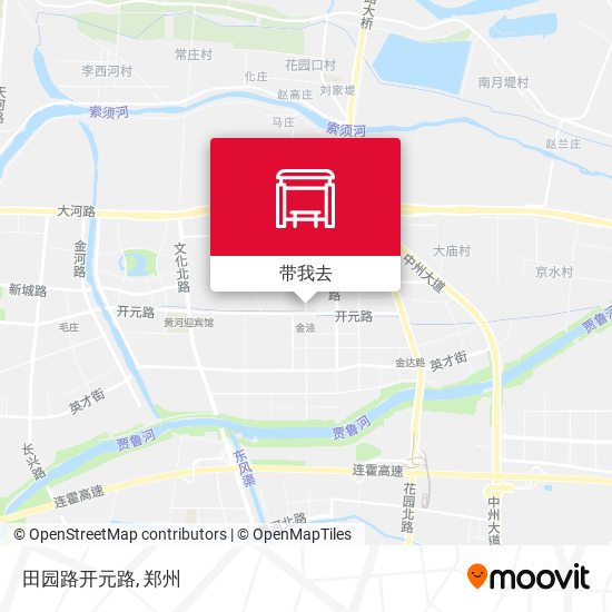 田园路开元路地图