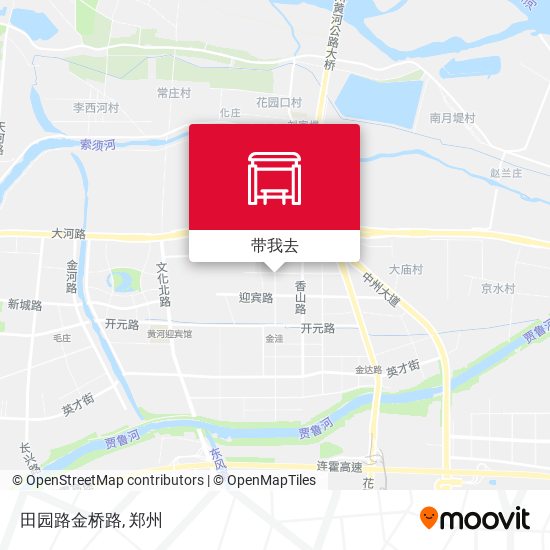 田园路金桥路地图