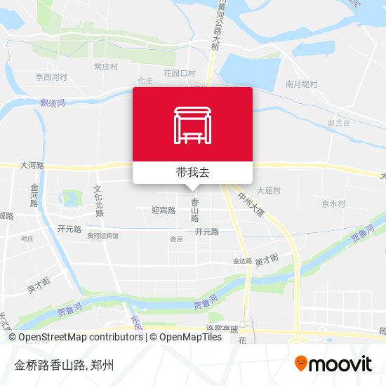金桥路香山路地图