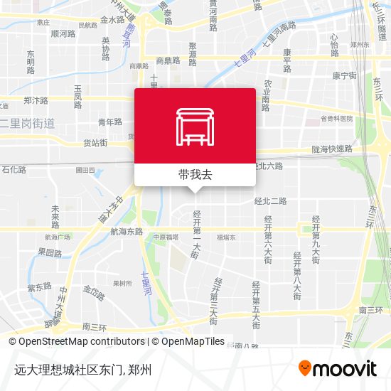 远大理想城社区东门地图