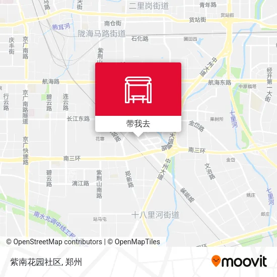 紫南花园社区地图