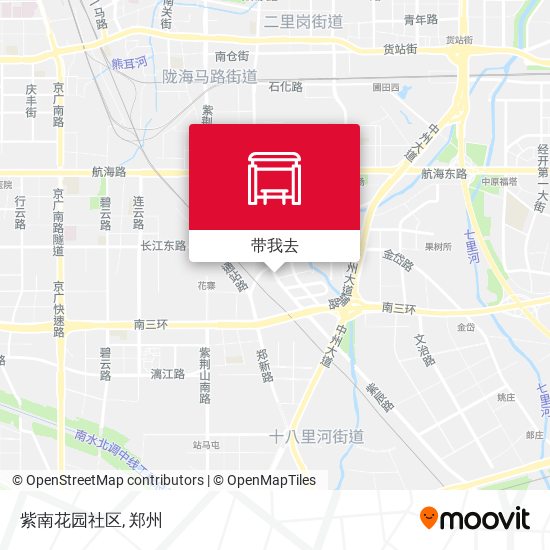 紫南花园社区地图