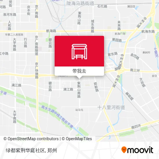 绿都紫荆华庭社区地图
