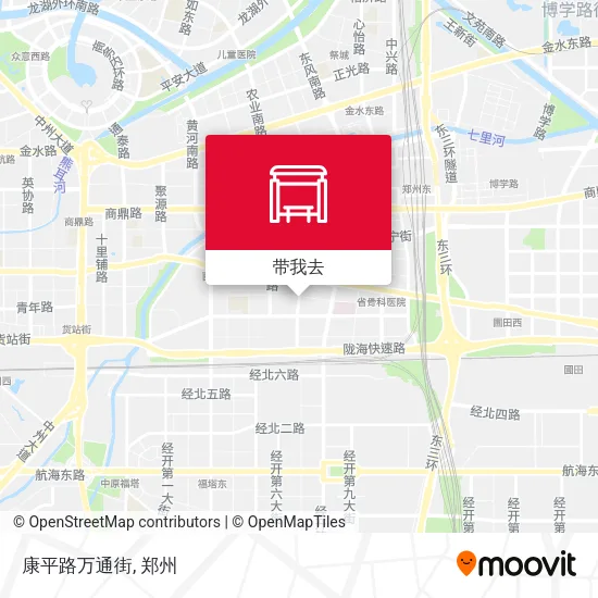 康平路万通街地图
