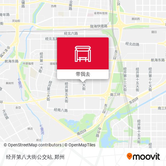 经开第八大街公交站地图