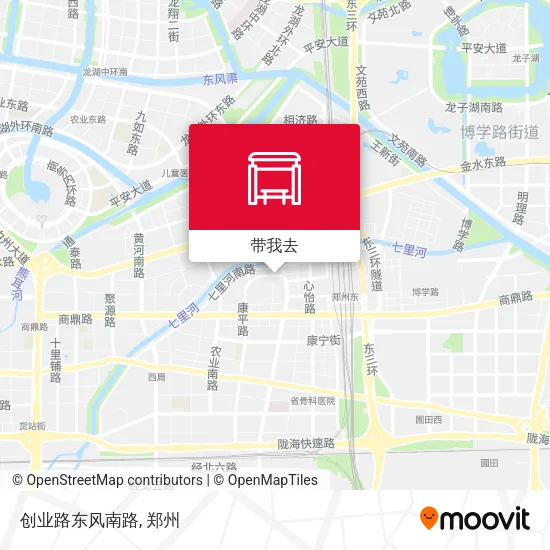 创业路东风南路地图