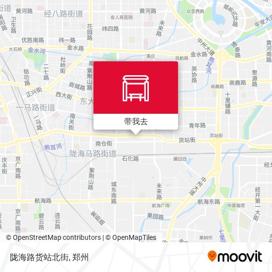 陇海路货站北街地图