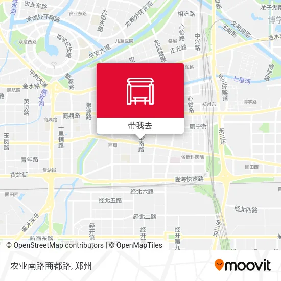 农业南路商都路地图