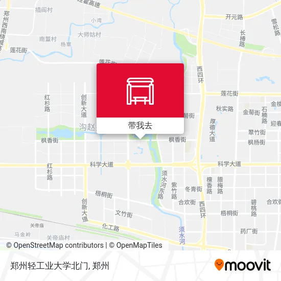 郑州轻工业大学北门地图