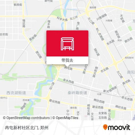 冉屯新村社区北门地图