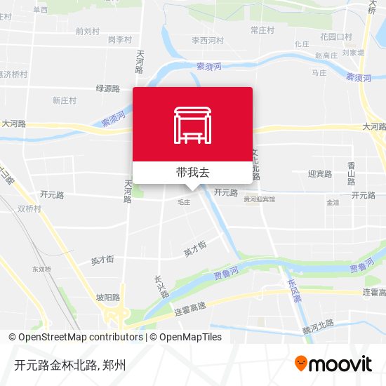 开元路金杯北路地图