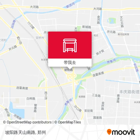 坡阳路天山南路地图