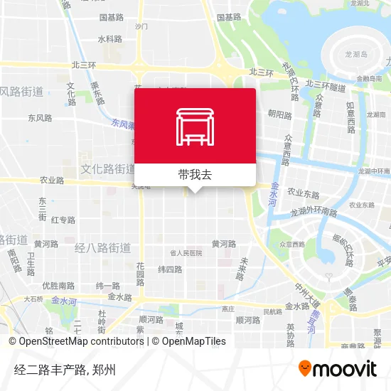 经二路丰产路地图