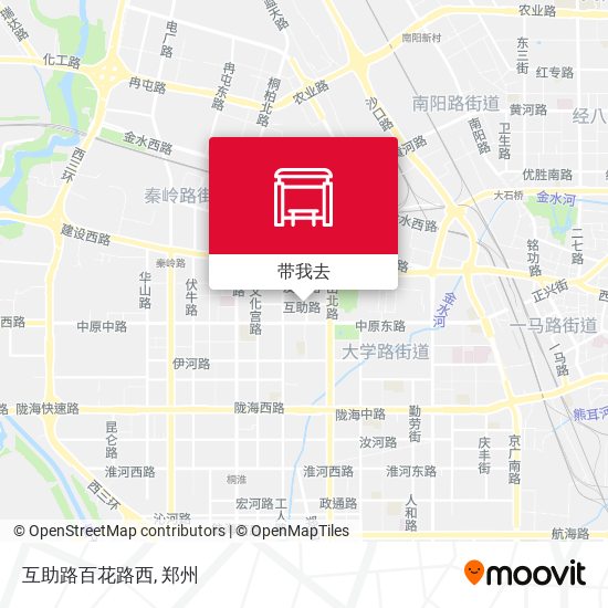 互助路百花路西地图