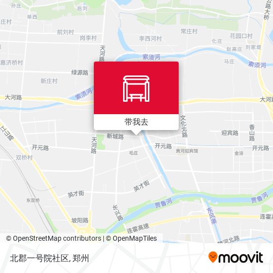 北郡一号院社区地图