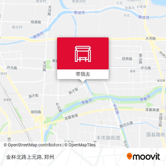 金杯北路上元路地图