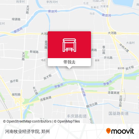 河南牧业经济学院地图