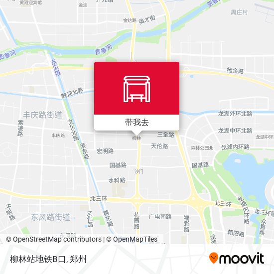 柳林站地铁B口地图