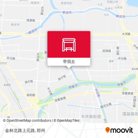 金杯北路上元路地图