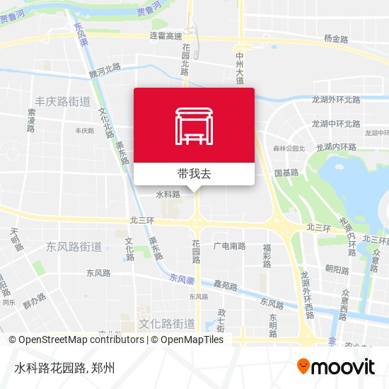 水科路花园路地图