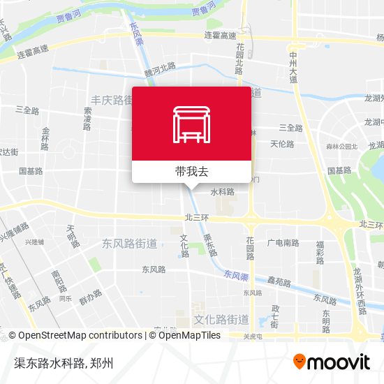 渠东路水科路地图