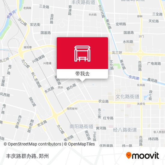 丰庆路群办路地图