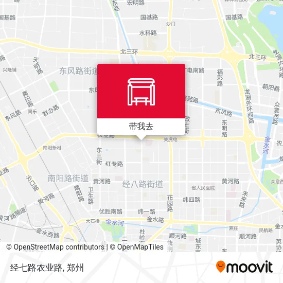 经七路农业路地图