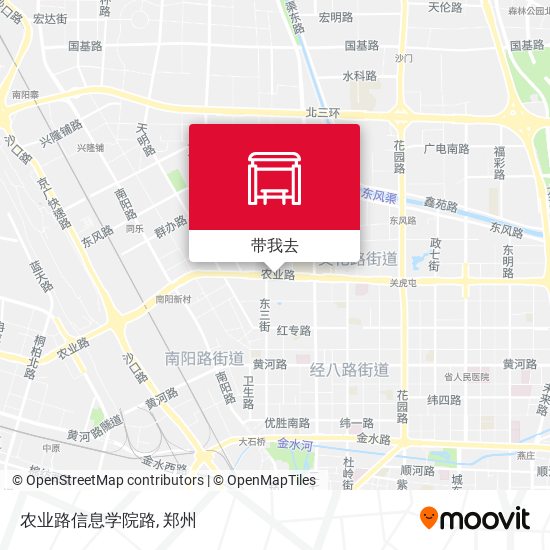 农业路信息学院路地图