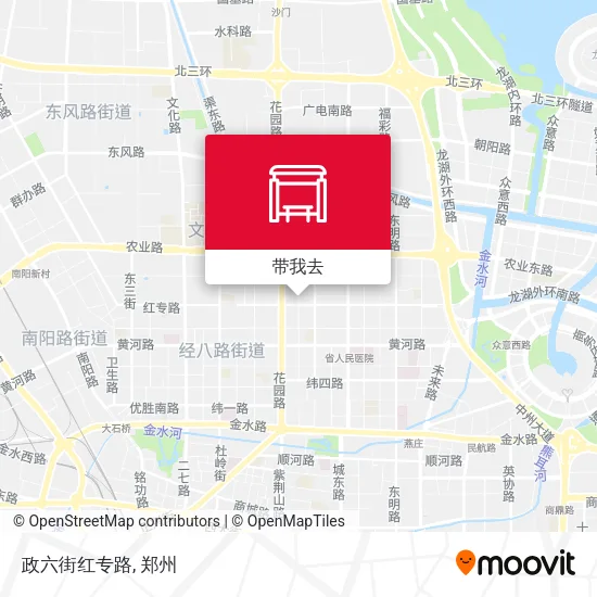政六街红专路地图