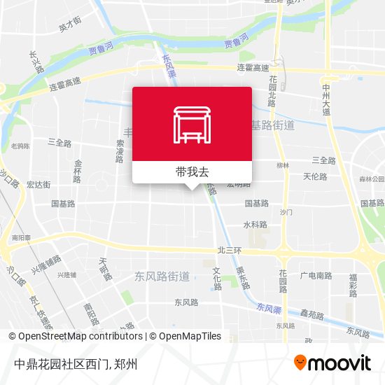 中鼎花园社区西门地图